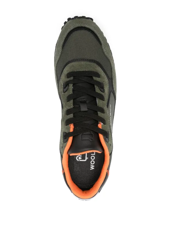 スニーカー WOOLRICH Men Sneakers WFM251 0502240 Green Woolrich Classic Basketball Sneakers | Green | FARFETCH