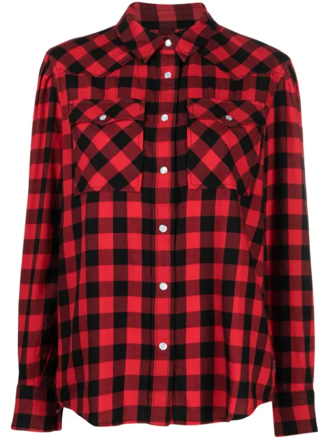 Woolrich camisa con motivo de cuadros