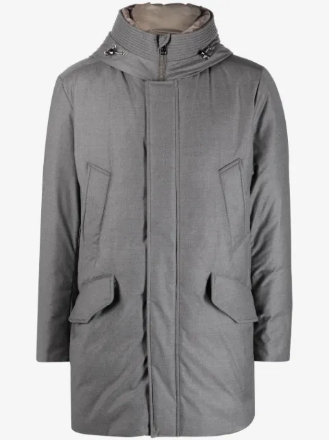 Woolrich parkas med hög krage