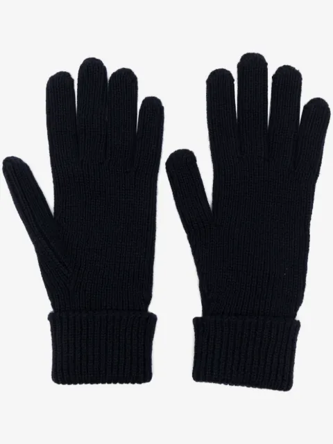 Woolrich قفازات صوف بكر بشارة شعار الماركة