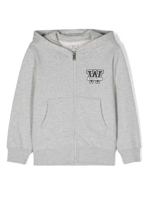 Woolrich Kids hoodie con logo estampado