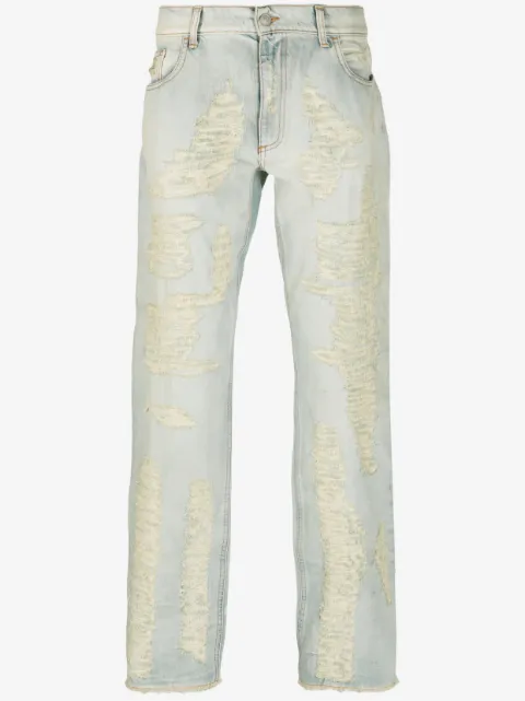 1017 ALYX 9SM ripped mid-rise straight-leg jeans