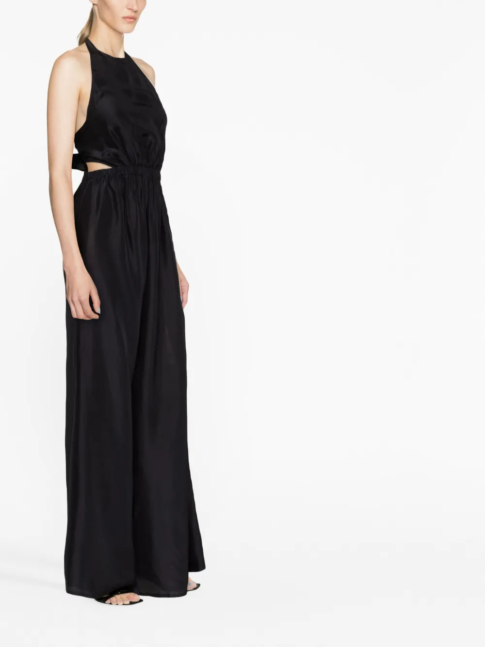 Silk Halterneck Jumpsuit