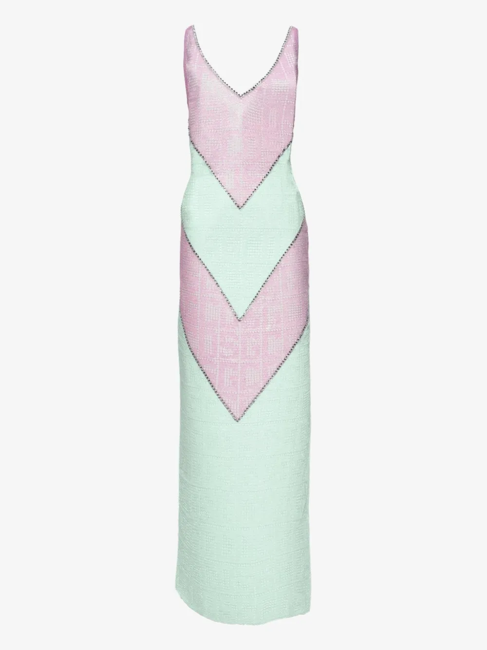 GCDS Macramé midi-jurk met monogram Roze
