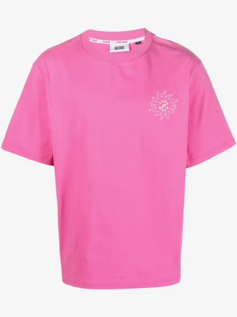 GCDS Surfing Wirdo graphic-print T-shirt