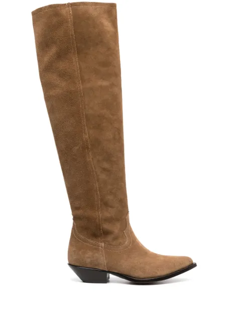 Sonora - pointed-toe leather boots