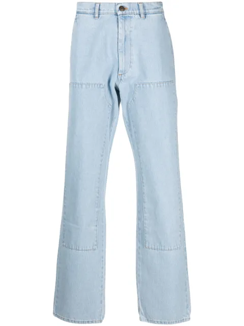 Winnie NY patch-detail bootcut jeans