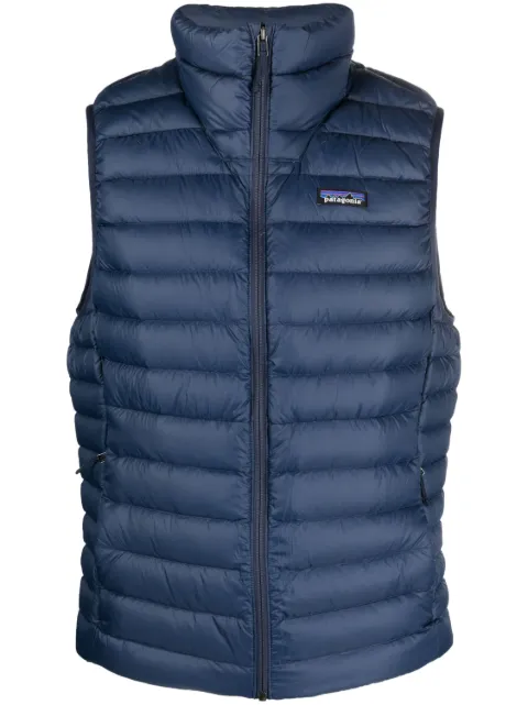 Patagonia Daunenweste mit Logo-Patch
