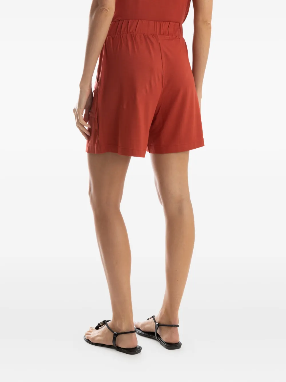Lygia & Nanny Elaticated-waist Shorts In Red