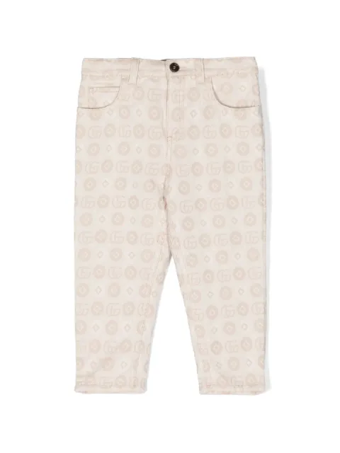 Gucci Kids Double G jacquard trousers