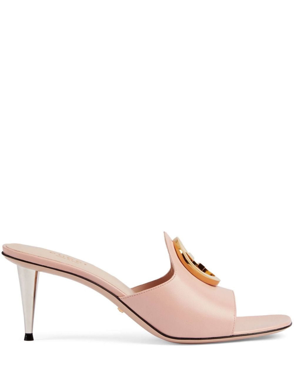 Gucci Blondie 65mm Leather Sandals - Farfetch