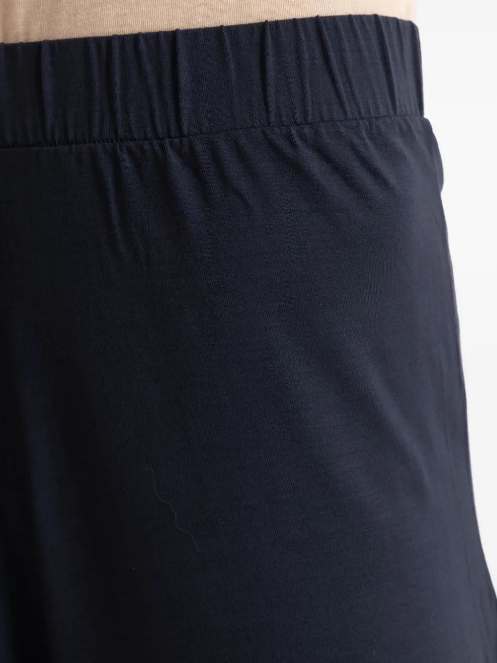 Lygia & Nanny Elastic-waist Cropped Trousers In Blue