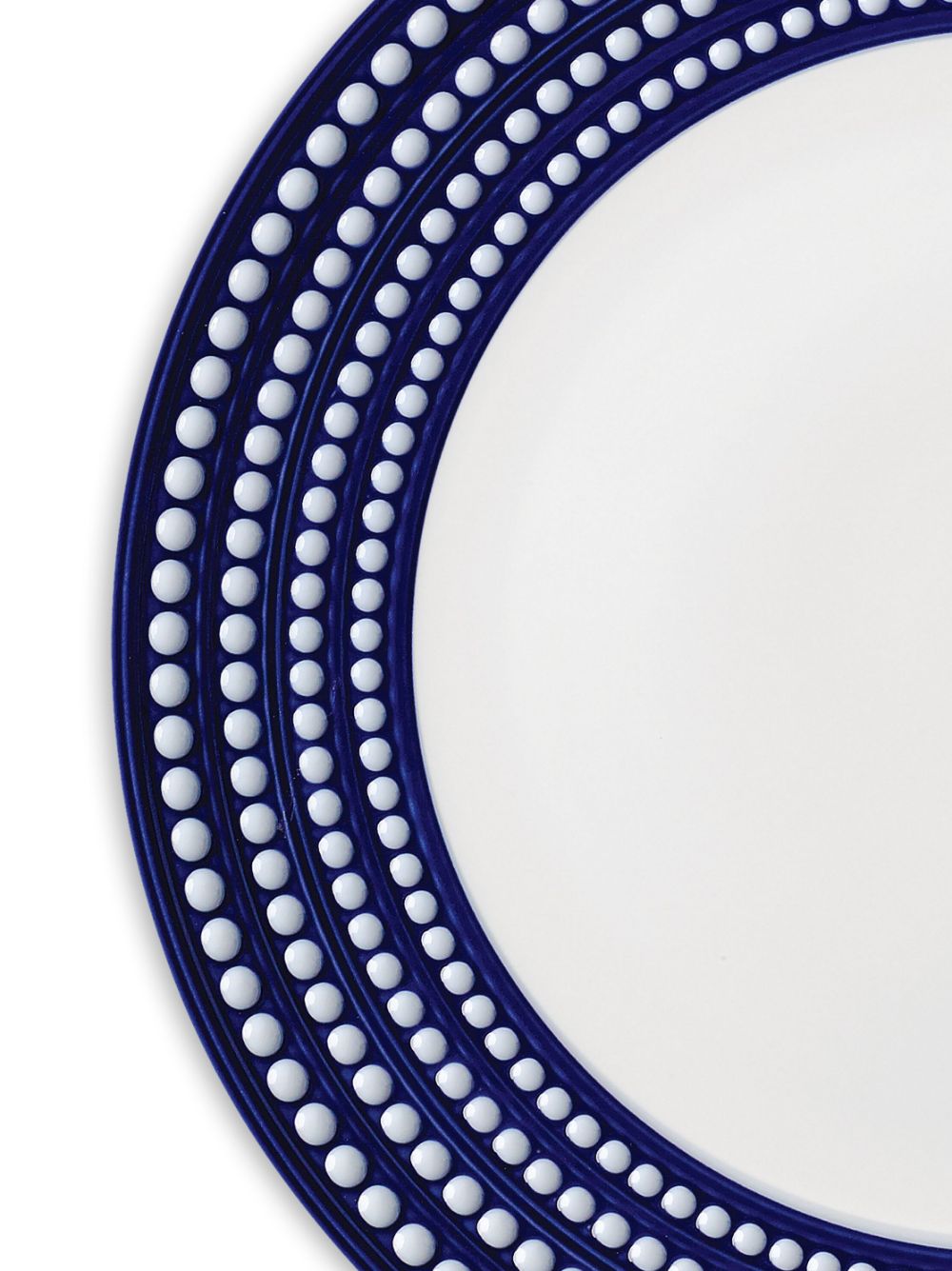 Shop L'objet Perlée Soup Plate (23cm) In Blue
