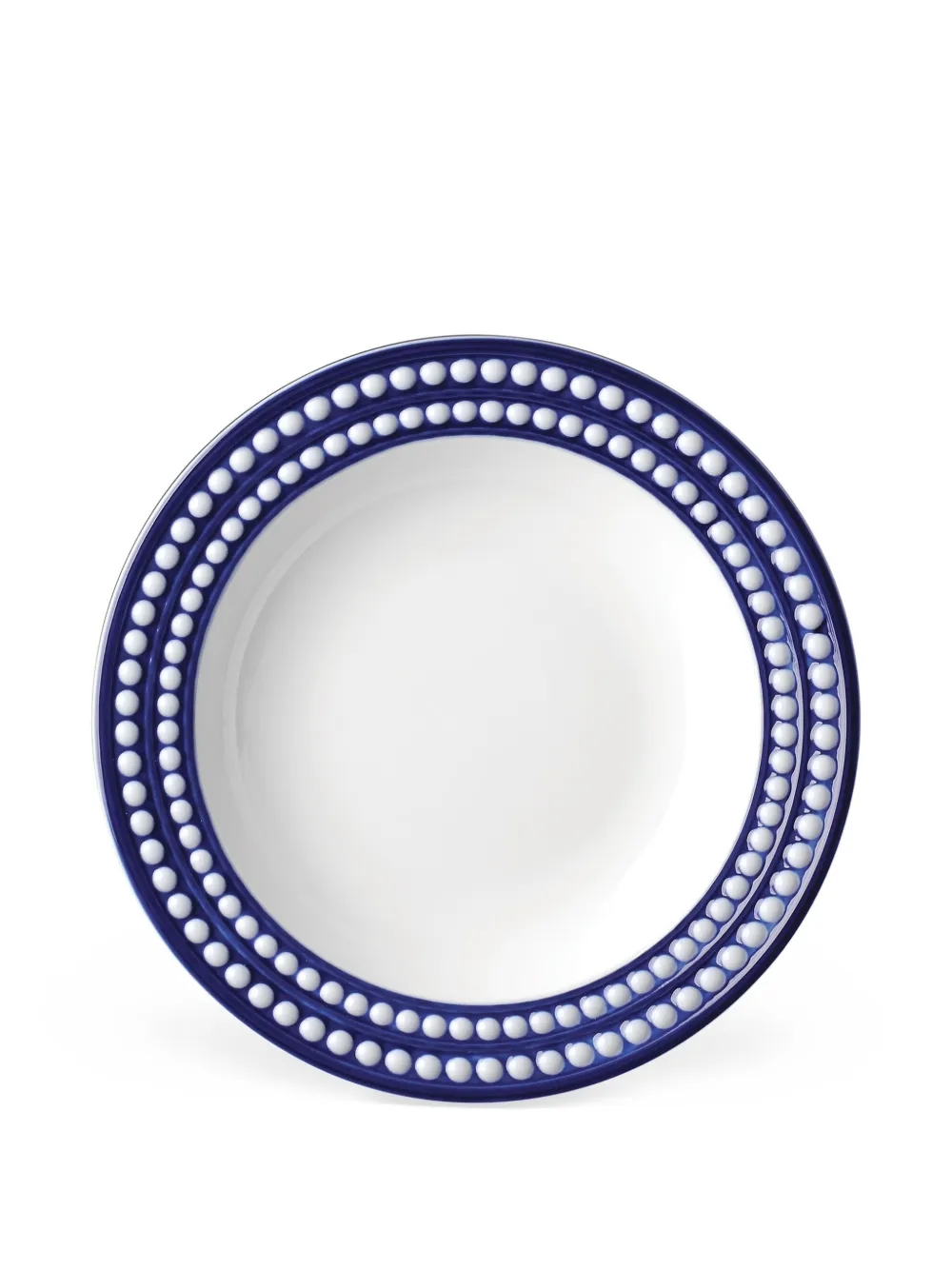 L'Objet Perlée soup plate (23cm) | Blue | Image 1