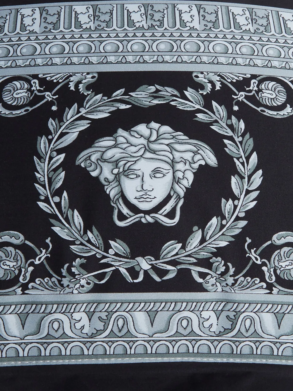 Versace I Love Baroque Double-face Cushion (45cm X 45cm) In Black