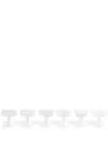 Bitossi Home Diseguale transparent-design goblets (set of 6) - Neutrals