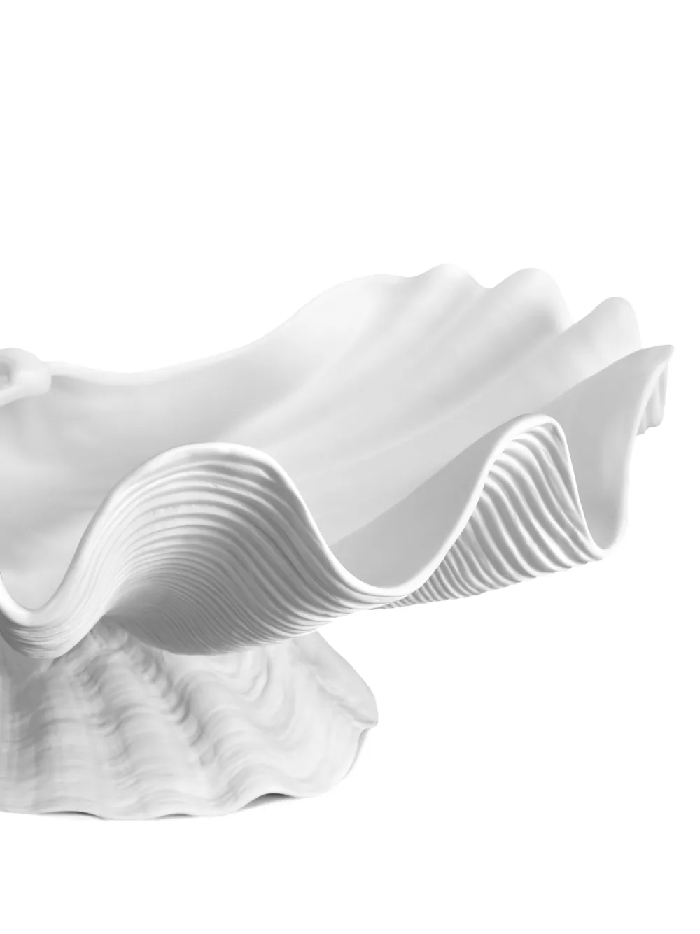 Shop L'objet Neptune Wavy Bowl In White