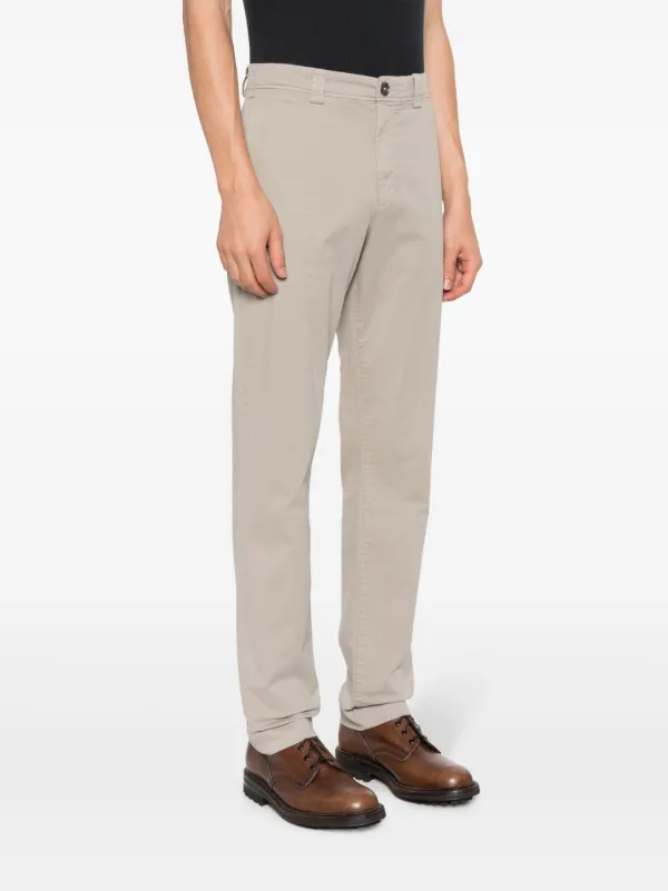 【送料&関税込】Woolrich Cotton Trousers Woolrich Tailored Twill stretch-cotton Trousers | Neutrals