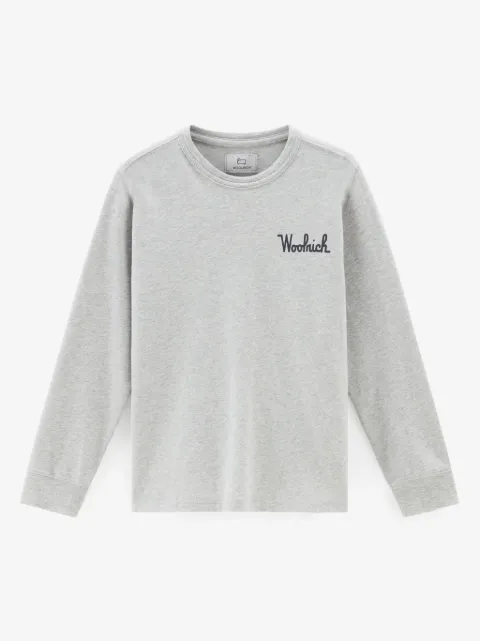 Woolrich Kids logo-print cotton T-shirt