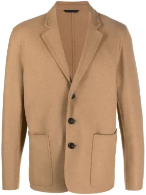 Woolrich peak lapels wool blend Blazer Farfetch