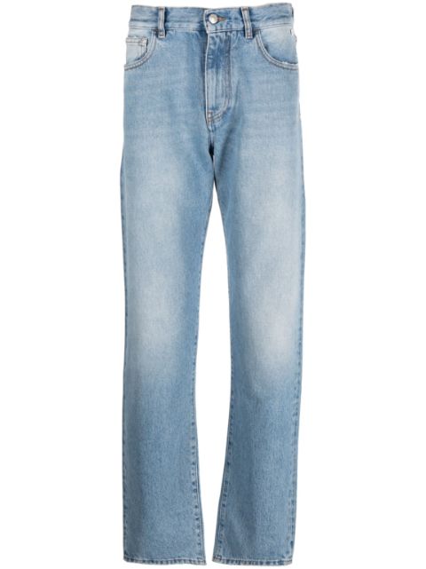 GCDS low-rise straight-leg jeans