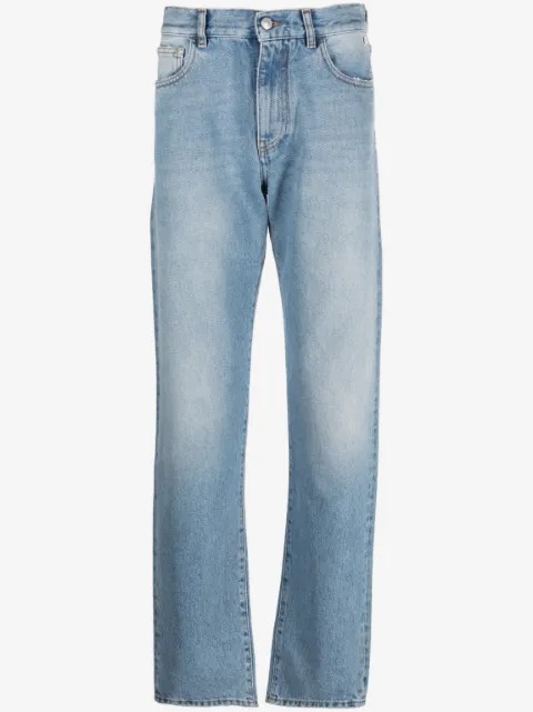 GCDS low-rise straight-leg jeans