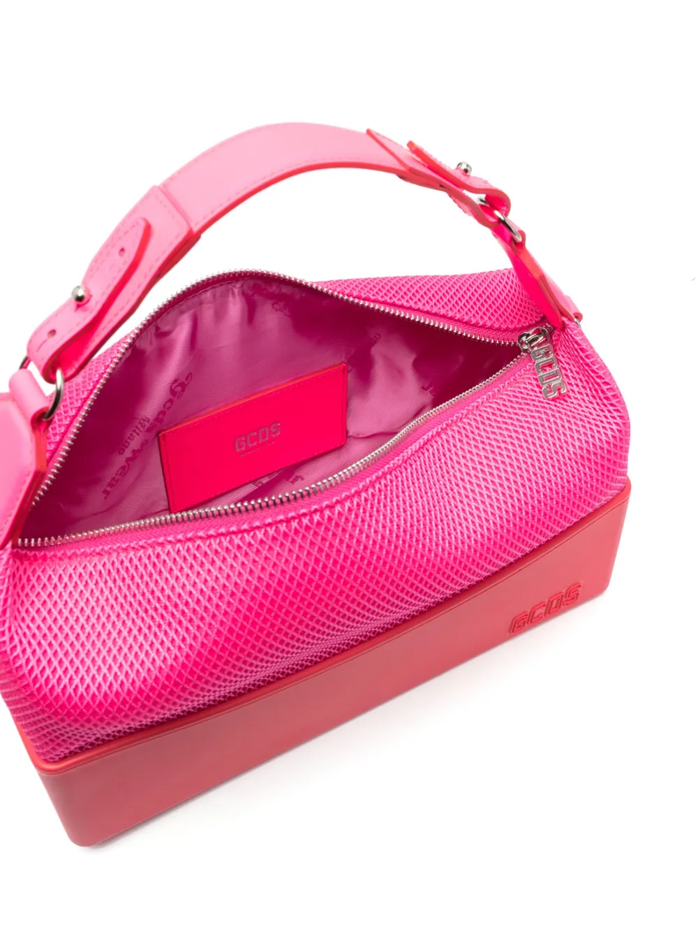Gcds Matilda Mesh Medium Bag In Pink