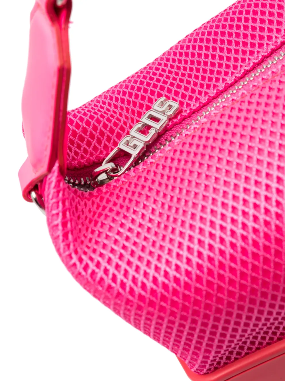 Gcds Matilda Mesh Medium Bag In Pink