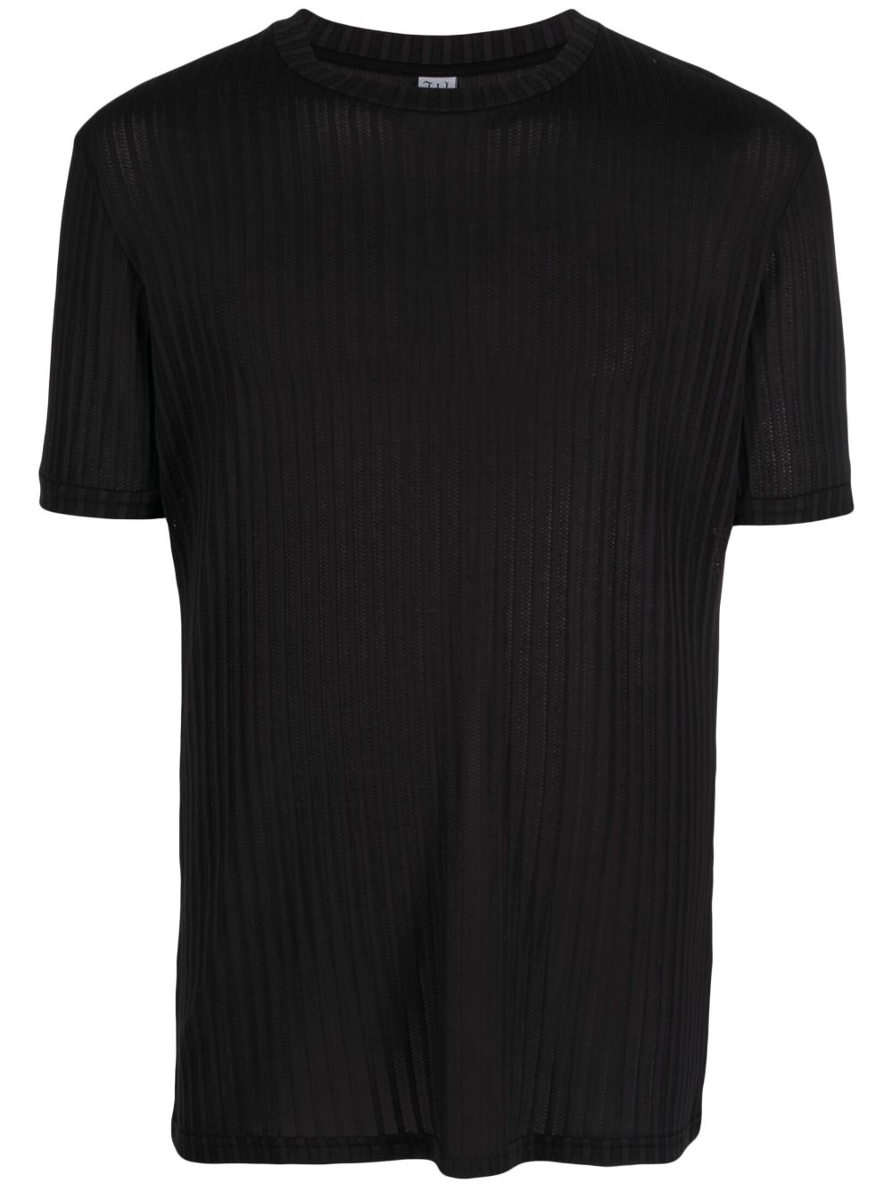 Black round best sale neck t shirt