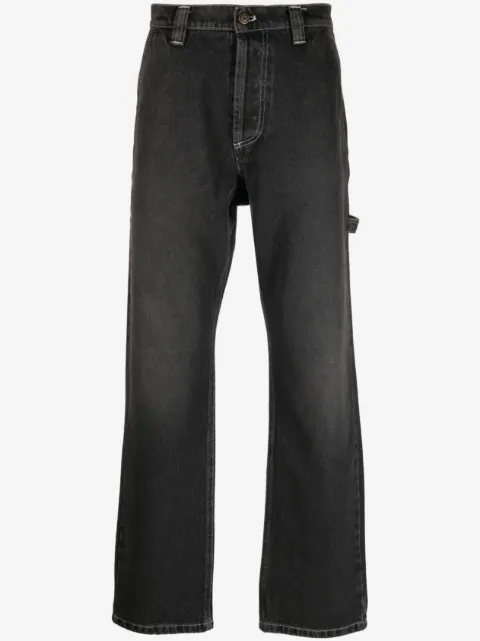 Winnie NY logo-patch regular jeans