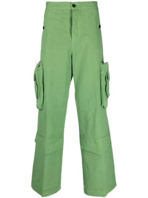 Winnie NY layered cotton cargo trousers