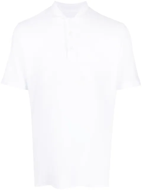 Fedeli terry cloth-effect polo shirt