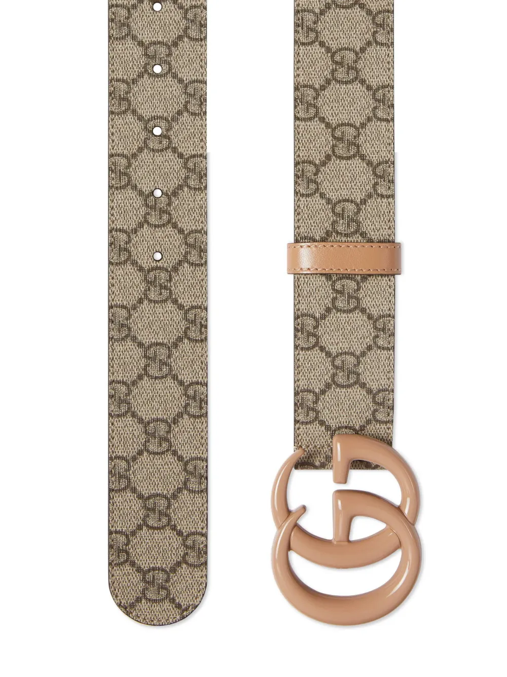 Gucci Leren riem - Beige