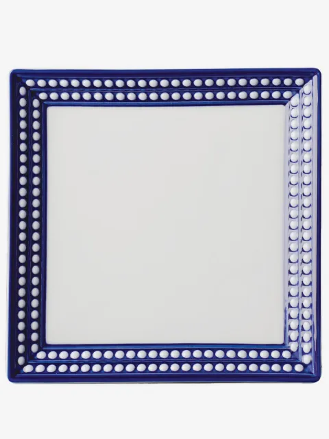 L'Objet Perlée square tray (20cm)