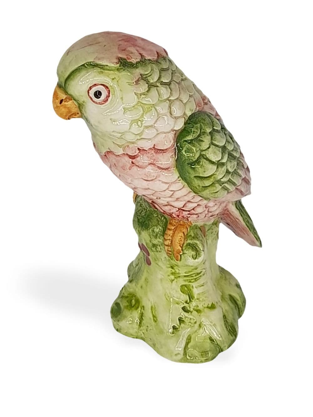 Shop Les-ottomans Small Parrot Sculptures Set In Multicolour