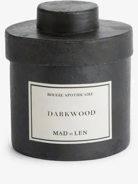 MAD et LEN vela aromática D'Apothicaire Darkwood de 300g