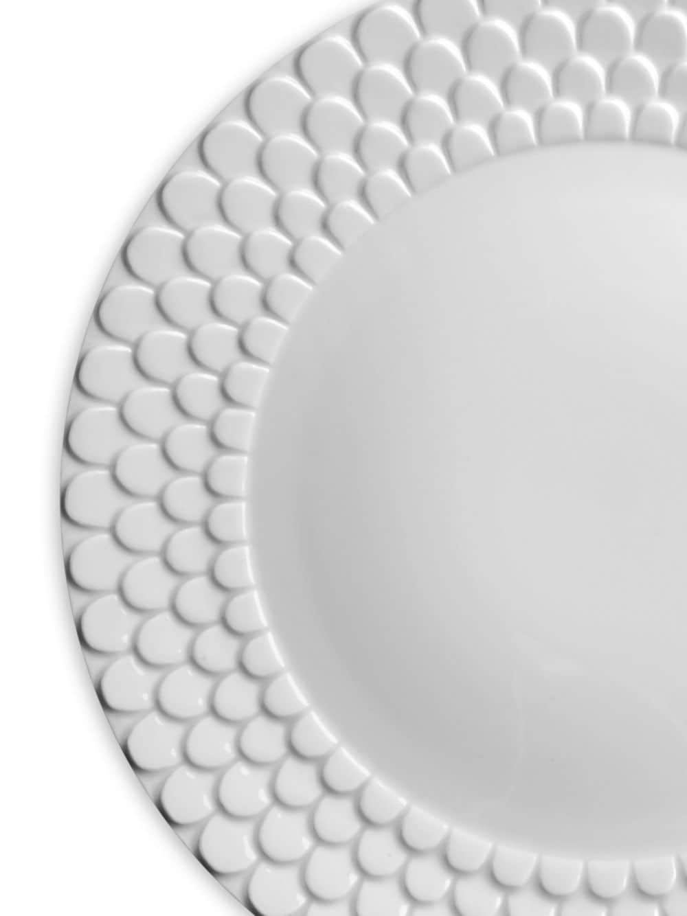Shop L'objet Aegean Dinner Plate (27cm) In White