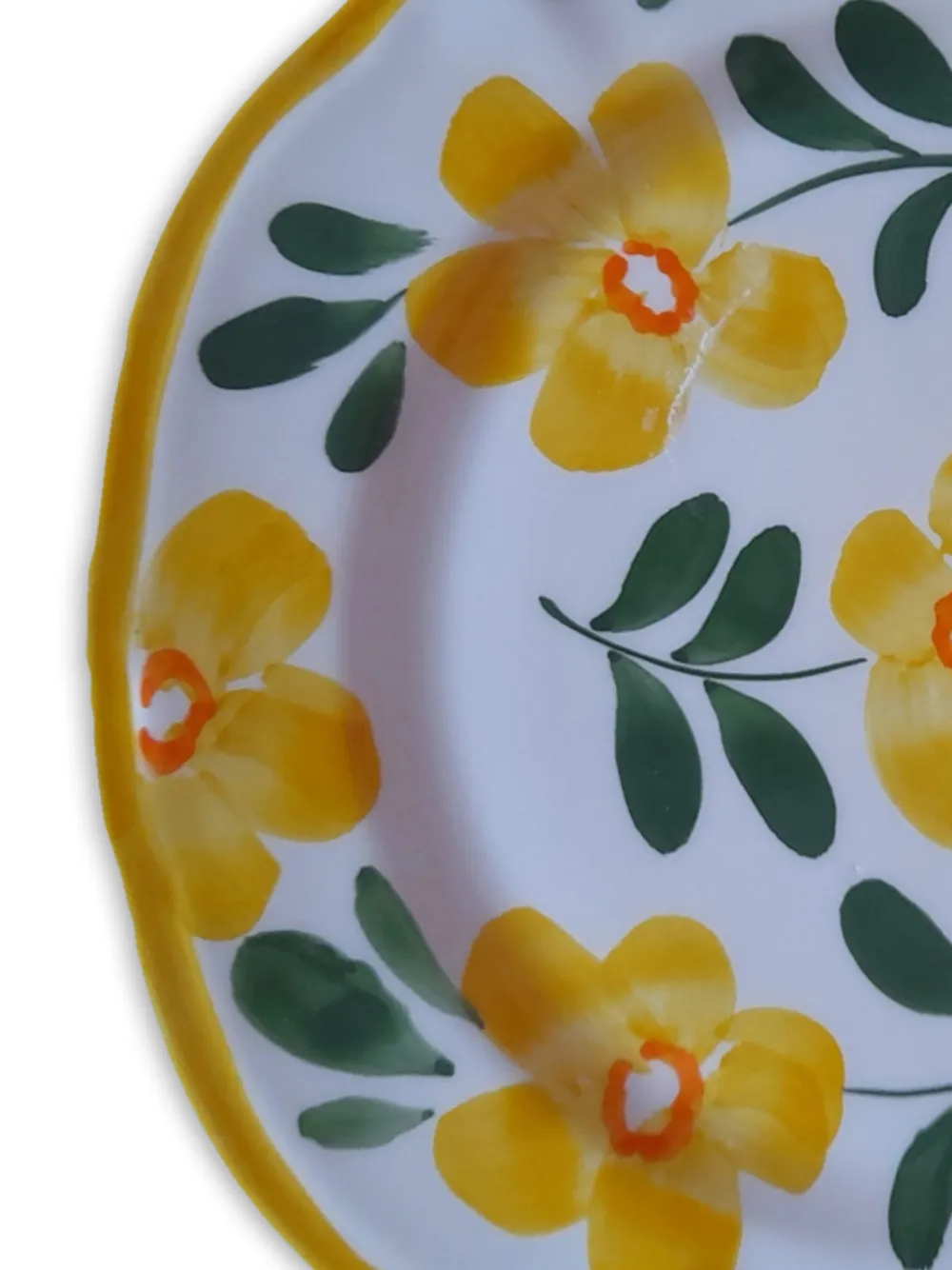  Les-ottomans Floral-print Porcelain Plate (27cm) - White 