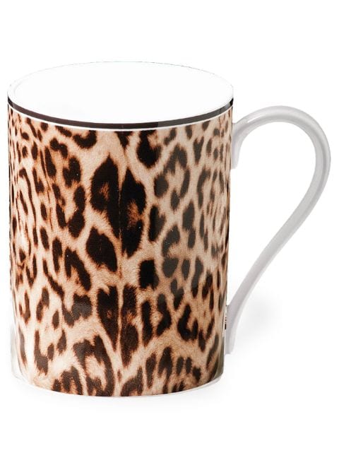 Roberto Cavalli Home Jaguar ceramic mug