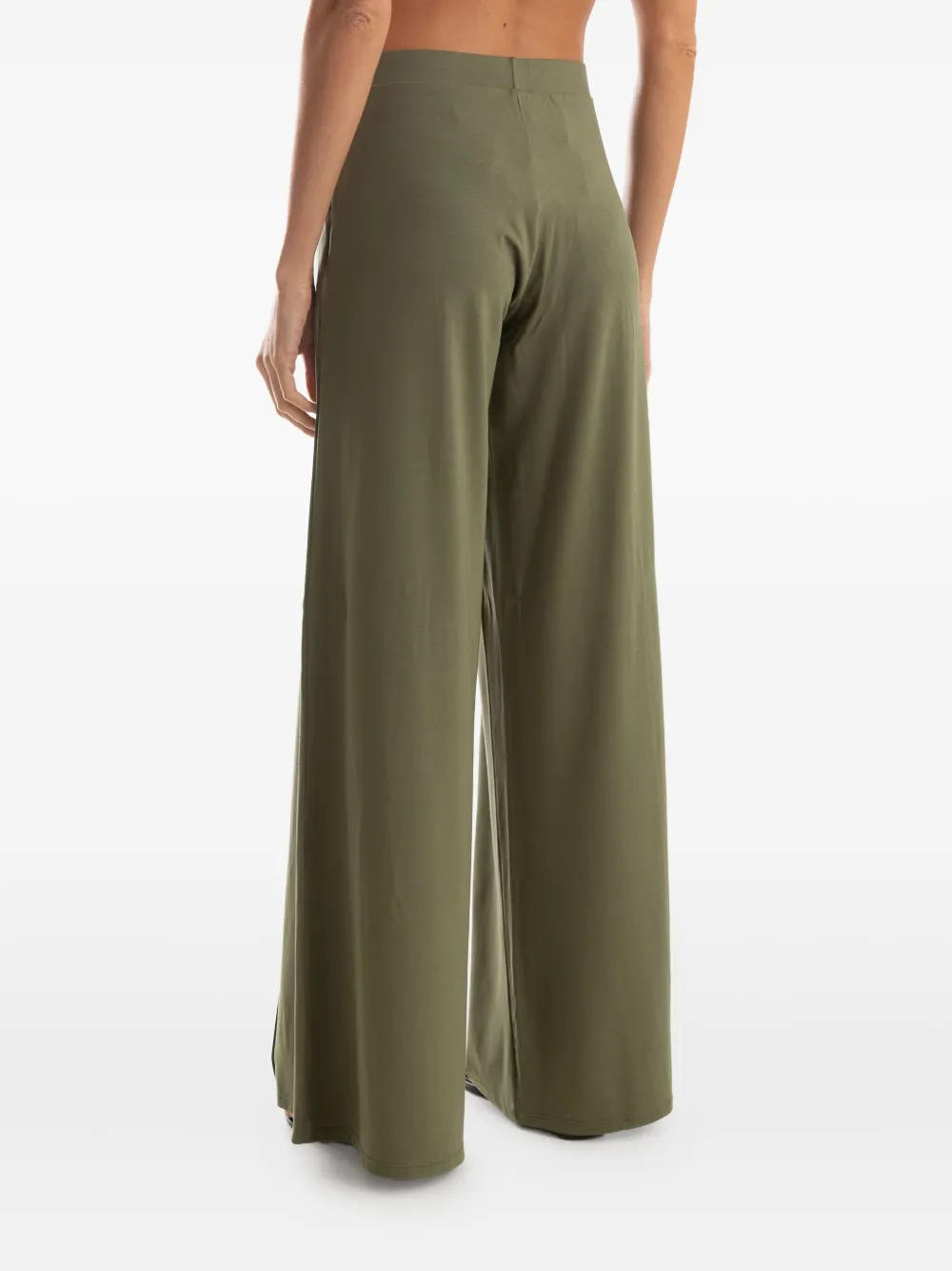 Lygia & Nanny Central-seam Trousers In Green