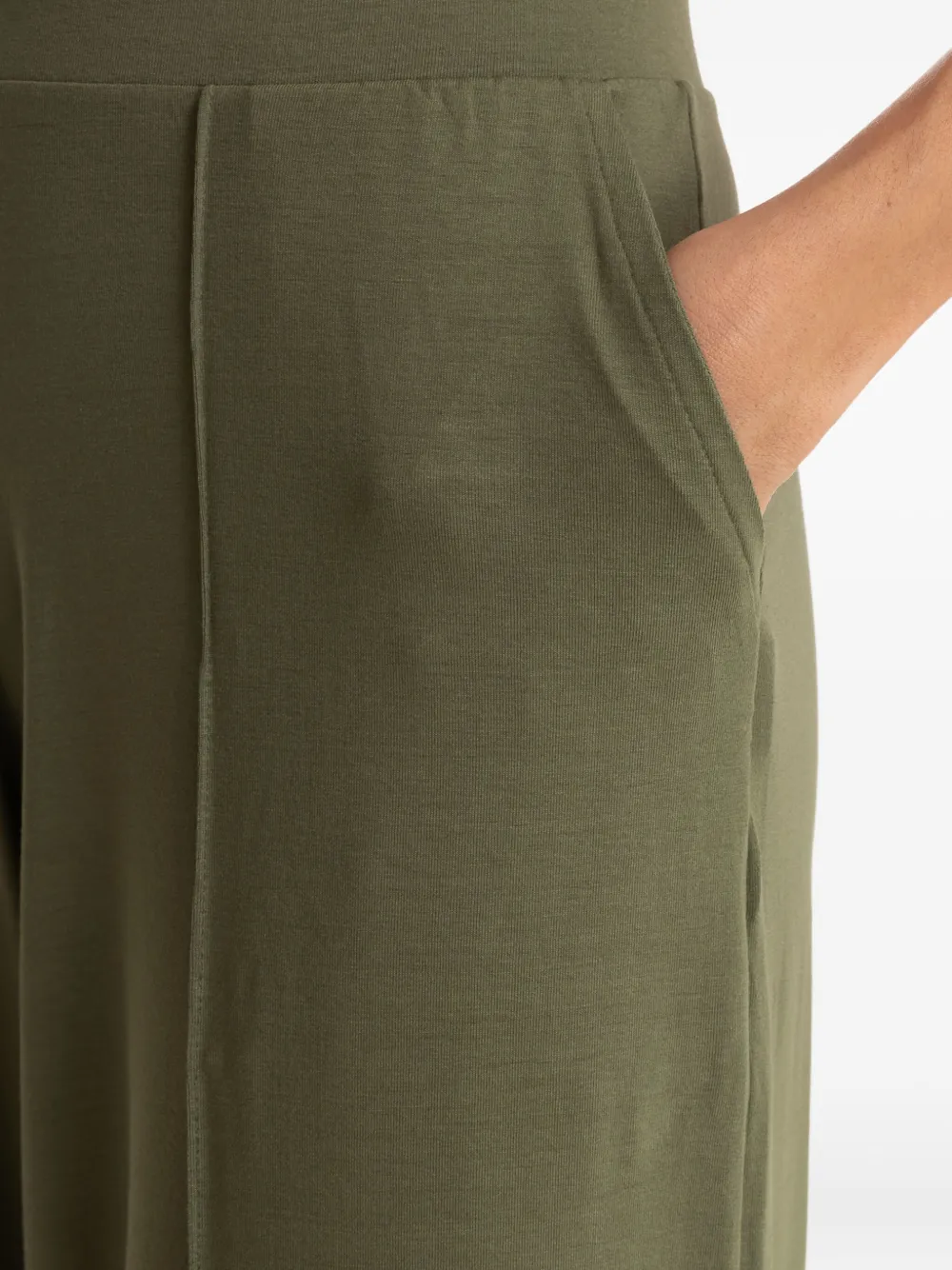 Lygia & Nanny Central-seam Trousers In Green