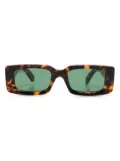 Off-White Eyewear Arthur rectangle-frame sunglasses - Brown