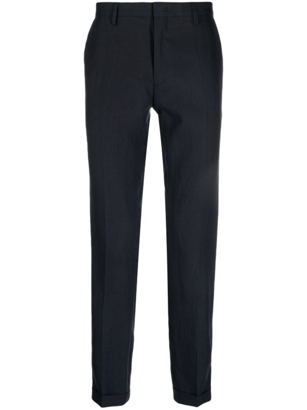 Paul Smith pressedcrease Linen Trousers  Farfetch