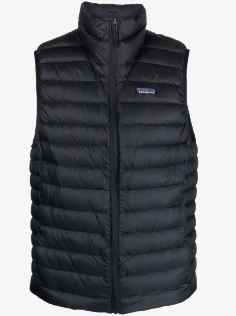 Patagonia gilet matelassé à patch logo