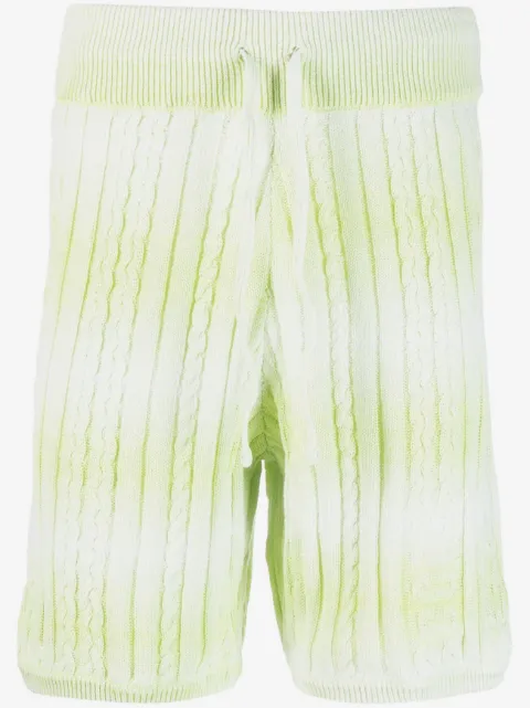 GCDS knitted degradé bermuda shorts