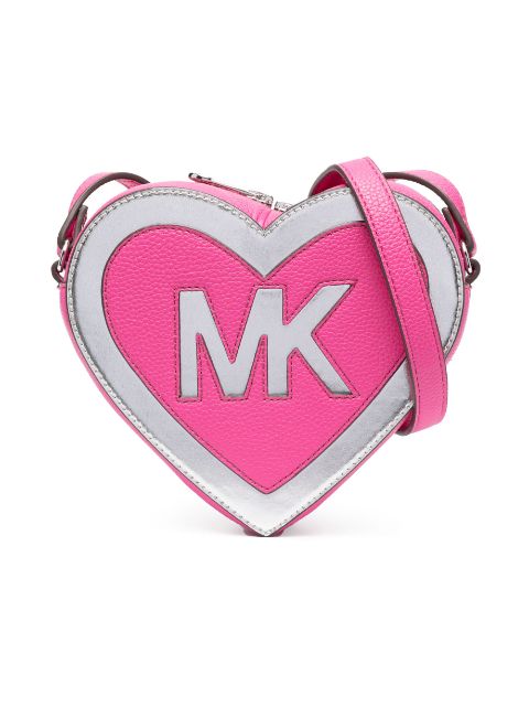 Michael Kors Kids - heart shaped logo-patch bag