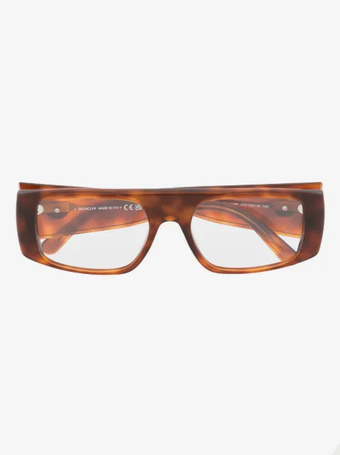 Moncler Eyewear 톨토이즈셸 이펙트 안경