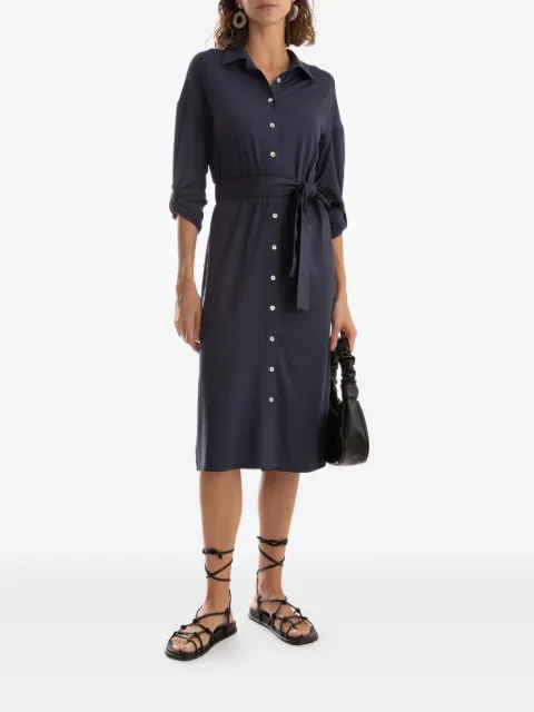 Lygia & Nanny belted shirt midi day dress