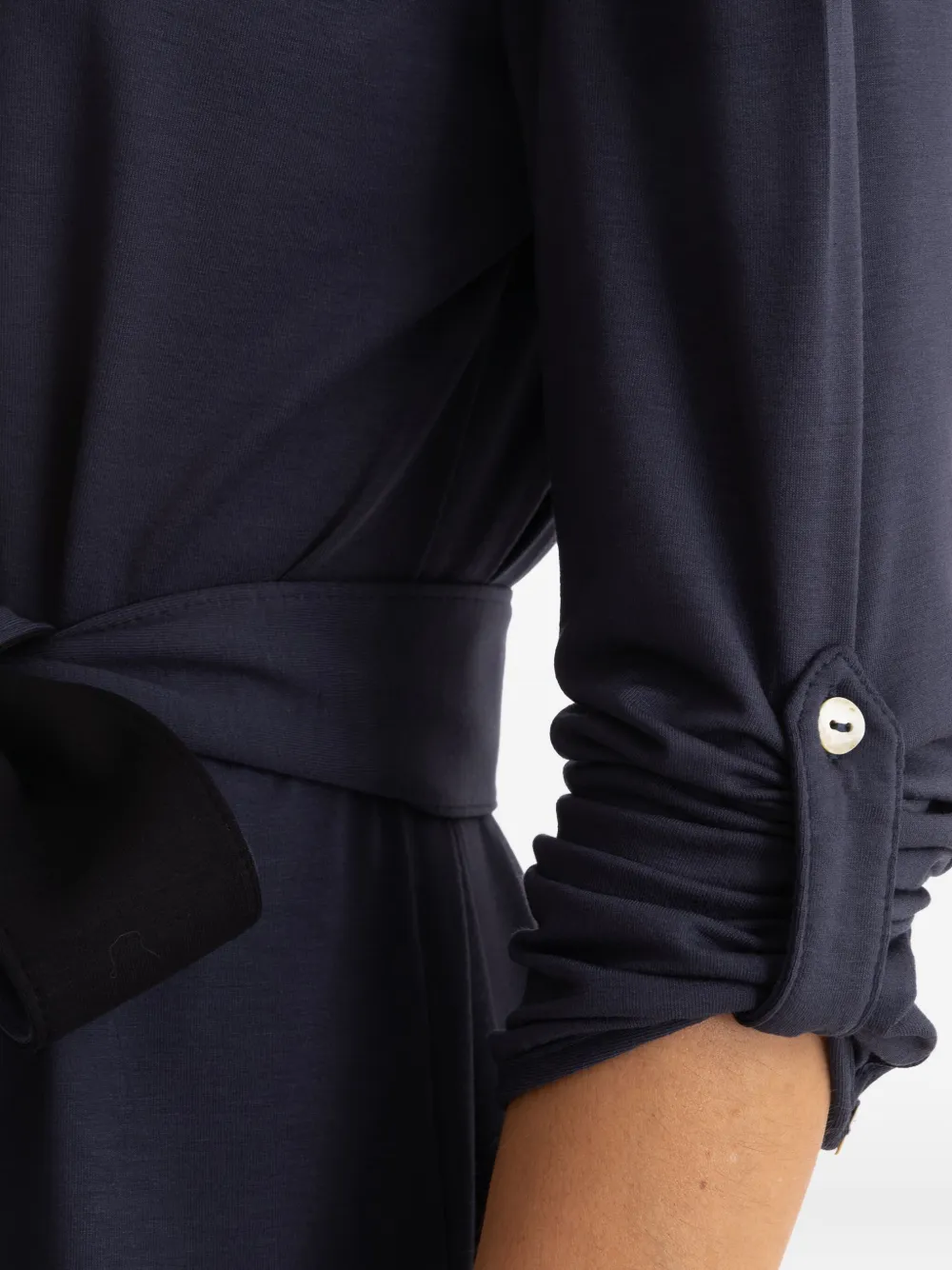 Lygia & Nanny Blousejurk met ceintuur Blauw