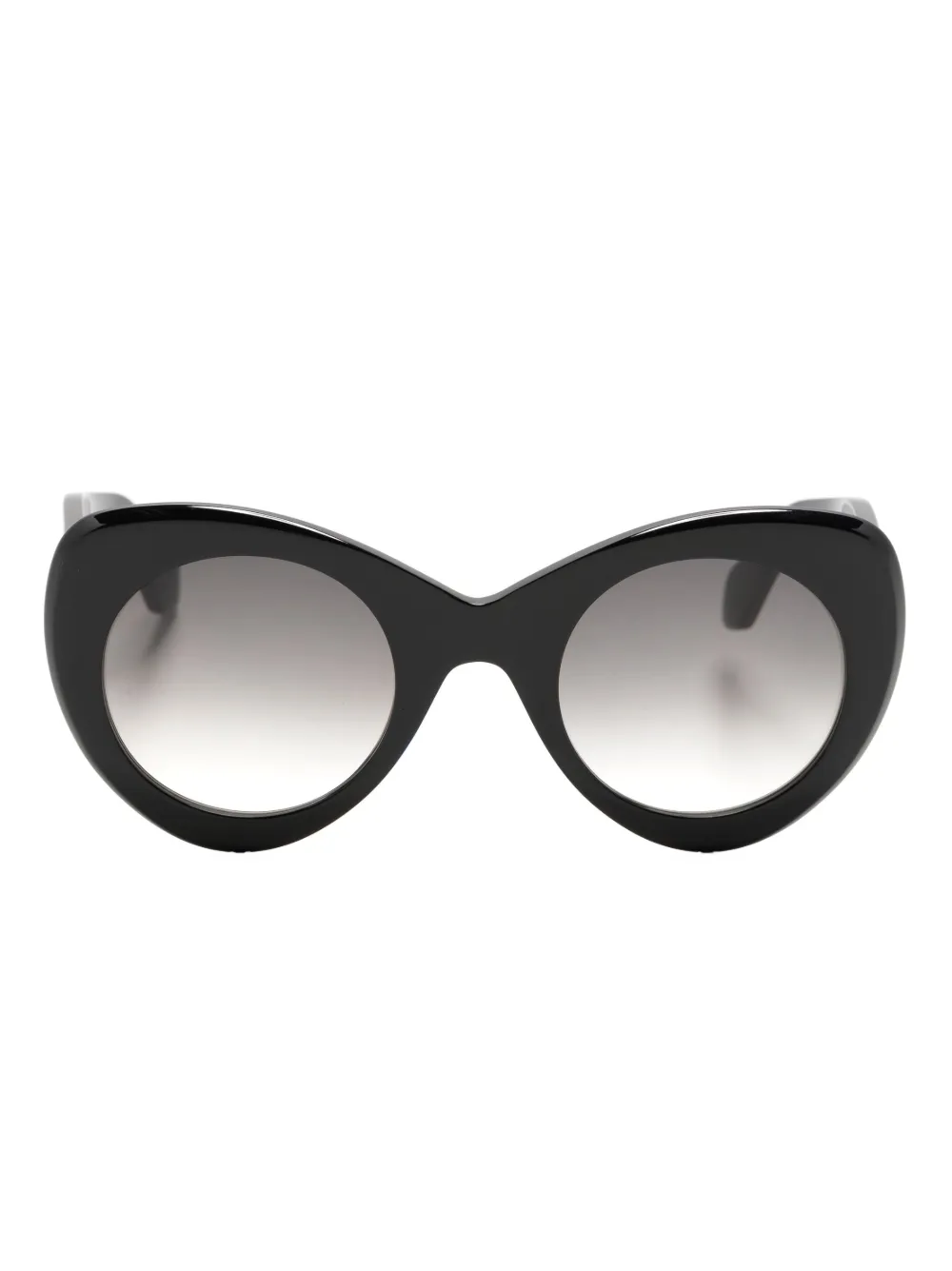 Alaïa round-frame sunglasses | Black | Image 1